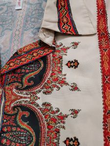 Aesthetic Print Co-ord Set Summer Friendly Fabric