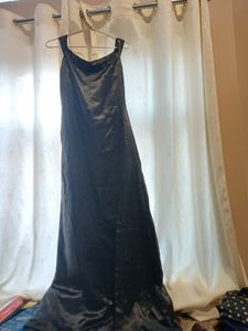 New Slit Black Dress