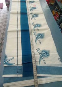 Kerala Cotton Saree with Blouse