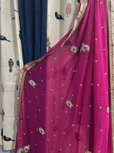 Elegant Pink Saree