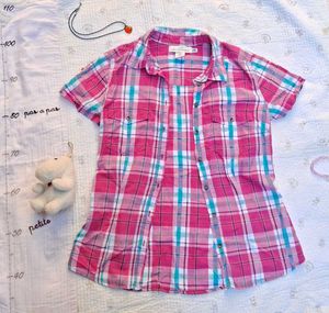h&m Pink Plaid Shirt (unisex)