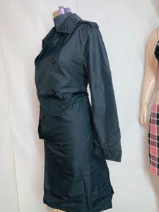 Classic Black Trench Coat lenth 40
