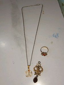 Chain  Ring Locket