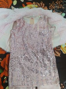 Stylish Baby Girl Party Dress Set (3-Piece)