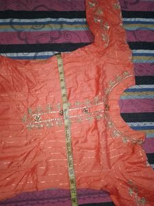 Medium Peach Shraraa Set