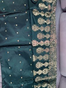 Brand New Green Banarsi Saree