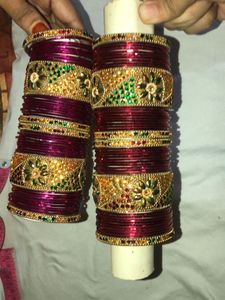 Bangle’s (set)Dark  Pink Colour & Red Colou