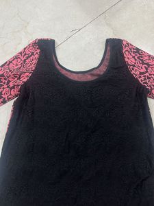 Patterned Long Sleeve Top