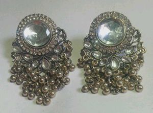 Antique Silver Dangle Earrings