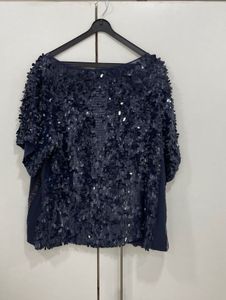 ✨ Sparkle &amp; Shine! Navy Sequin Party Top! ✨
