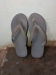 Gray Flip-Flops Relaxo for slippers