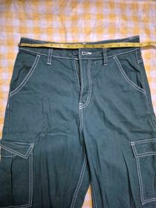 Green Cargo Pants Denim (Jeans)