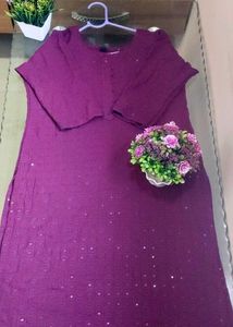 ✨ nice chicken clothe purple kurta