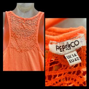 Fancy Back Sleeveless Tank Top