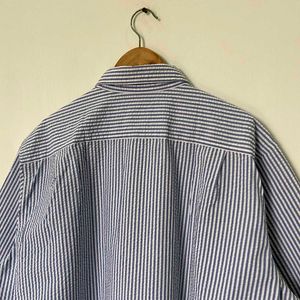 Uniqlo Striped Seersucker Shirt