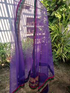 Green Lenhga Choli With Dupatta