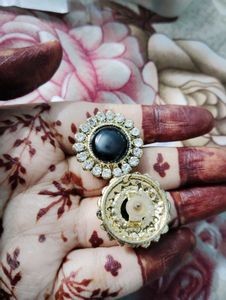 Black &amp; Gold Earrings