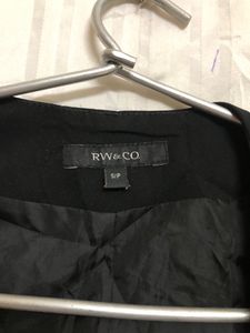 RW &amp; CO.  Oversize Open Longline Slim Waistcoat