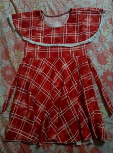 Red Plaid Mini Dress