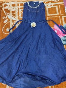 Beautiful floor touch dress for girls