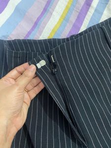 Pinstripe Flared Pants