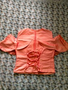 Coral Lehenga For Girls