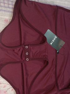 Halter neck ribbon rose top