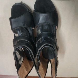 Black Strappy Heels