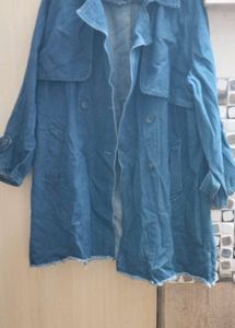 Denim Trench Coat
