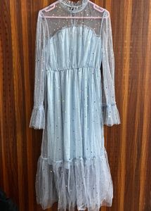 Star Sequin Mesh Dress