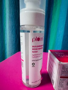Plum Bulgarian Rose Toner &amp; Gel Cream