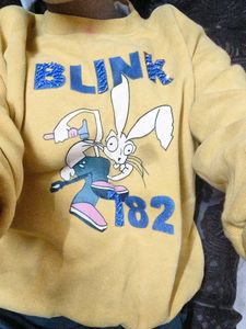 Blink 182 Yellow Sweatshirt