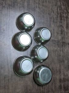 Set of 6 Stainless Steel Bowls