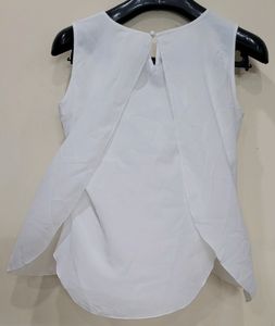 White Sleeveless Top