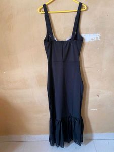 Black Mermaid Maxi Dress