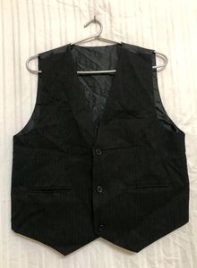 Black Formal Waistcoat