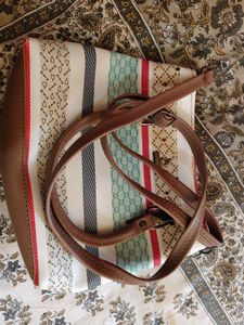 Striped Handbag
