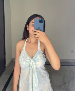 Blue Cotton Dress
