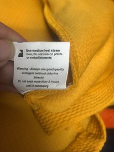Mustard Color Peplum Top