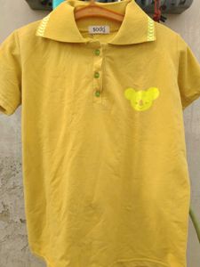 Cute Yellow Polo Tee