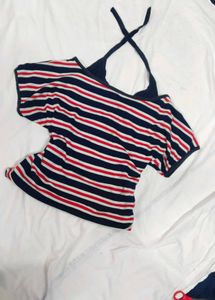 Striped Halter Top 🇦🇺