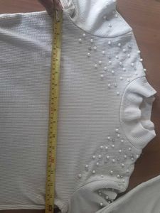 Pearl Embellished Knit Top