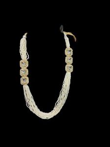 Elegant Pearl & Crystal Beaded Necklace