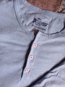 Blue Tshirt Full Sleeves Roadster