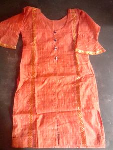 Peach Color Kurti
