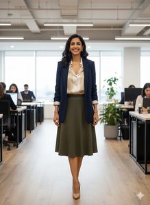 ✨Golden Hour Glam! 🤩Silky Viscose Striped Blouse