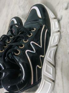 Stylish Black Sneakers