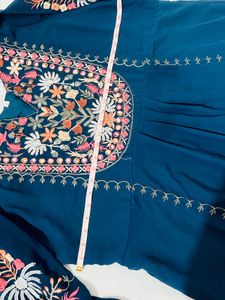 5xl Women Regular Fit Georgette Afghani Kurta Set