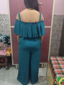 Stylish Teal Jumpsuit