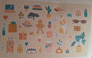 Self Adhesive Stickers Choose Any One At 200 Coins